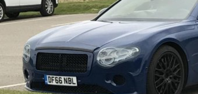 Обновленный Bentley Continental GT попал на фото без камуфляжа