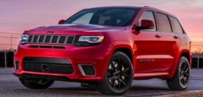  На автовыставке в Нью-Йорке представят Jeep Grand Cherokee Trackhawk 2018