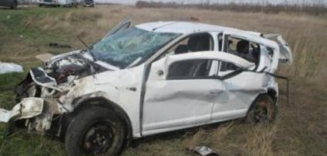 Под Волгоградом водитель Renault Sandero вылетел с дороги - двое погибших