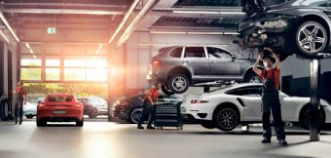 Проверка Porsche по 111 пунктам и эндоскопирование