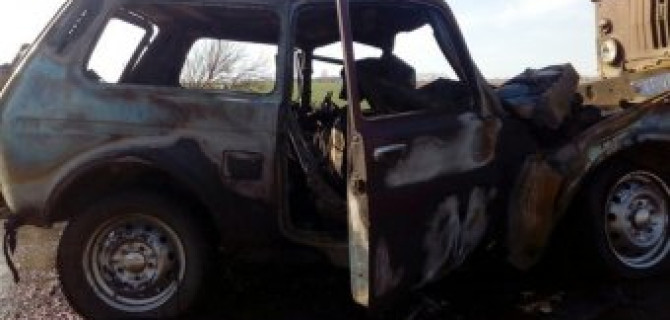 После ДТП в Вачском районе водитель «Нивы» заживо сгорел в машине