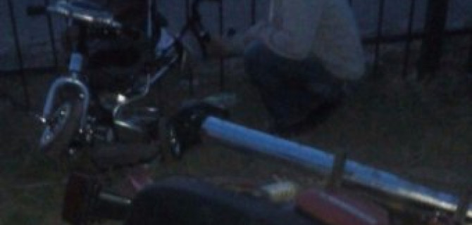 В Рыбном мотоциклист сбил ребенка и скрылся