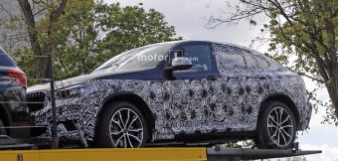 Кроссовер BMW X4 «засветился» на шпионских фото