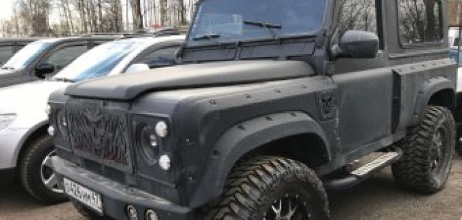Российский авто-дизайн: Land Rover Defeneder в глубоком тюнинге
