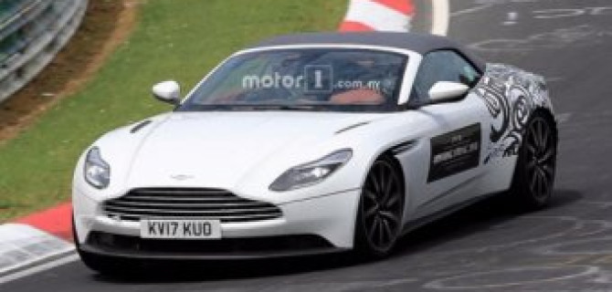 В Сети появились снимки Aston Martin DB11 Volante