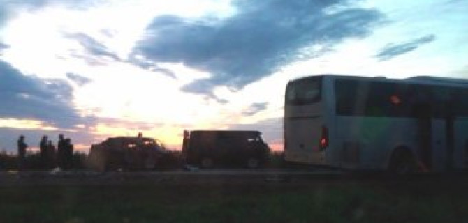 В ДТП с автобусом в Удмуртии погибли два человека