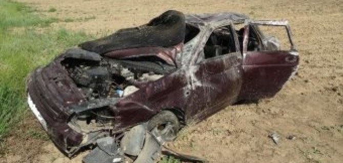 На Ставрополье в перевернувшейся «Приоре» погиб пассажир