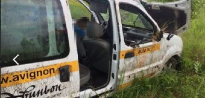 Под Тулой в опрокинувшейся иномарке погиб водитель