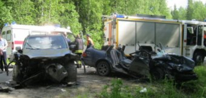 Двое детей и трое взрослых пострадали в ДТП под Петрозаводском