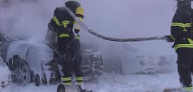 В Гамбурге  перед саммитом стран G20 сожгли 12 автомобилей Porshe