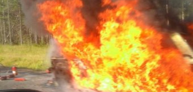 В ДТП в Санкт-Петербурге сгорел пенсионер