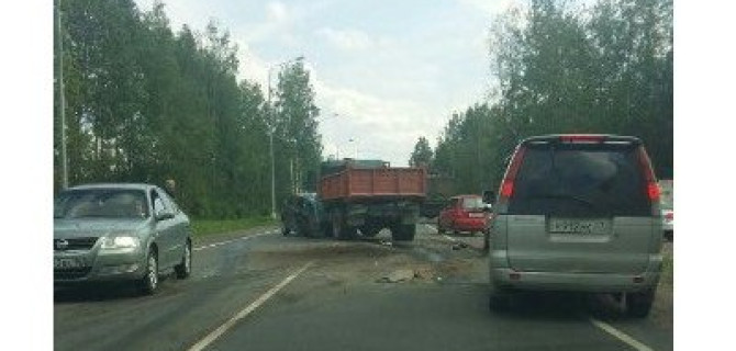 Женщина-водитель погибла в лобовом ДТП с ЗИЛом в Ленобласти