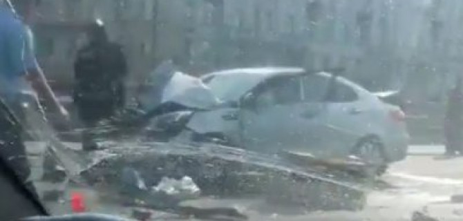 В массовом ДТП в Москве погиб человек