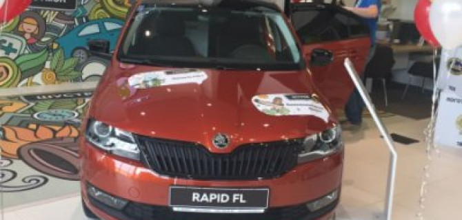«Автопрага» презентовала обновленный Skoda Rapid