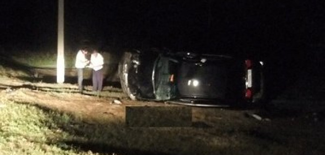 В Староминском районе при опрокидывании иномарки погиб водитель