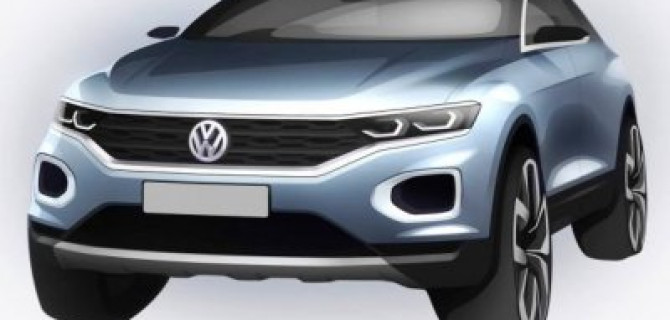 Появились первые изображения кроссовера Volkswagen T-Roc