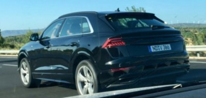 Новый кроссовер Audi Q8 был замечен без камуфляжа