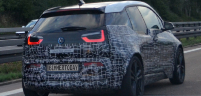 На тестах был замечен спортивный кроссовер BMW i3 S