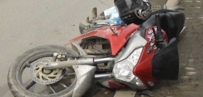 Школьник погиб при столкновении мотоцикла и автомобиля под Воронежем