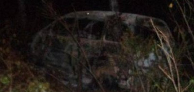 В Приморье водитель иномарки сгорел в машине