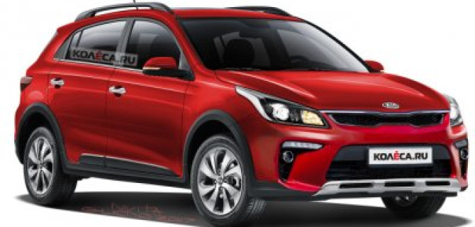 В Сети появились первые изображения кросс-версии KIA Rio