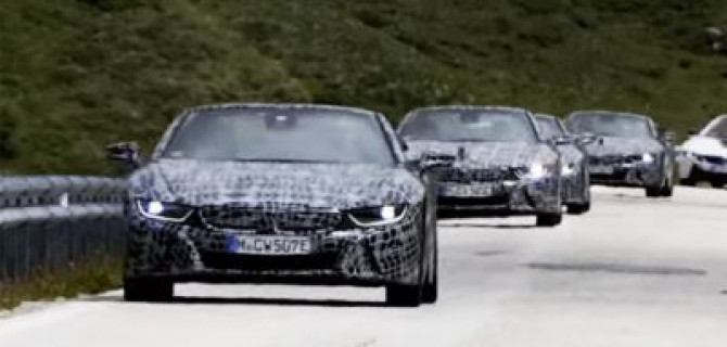 BMW представили новые тизеры родстера i8