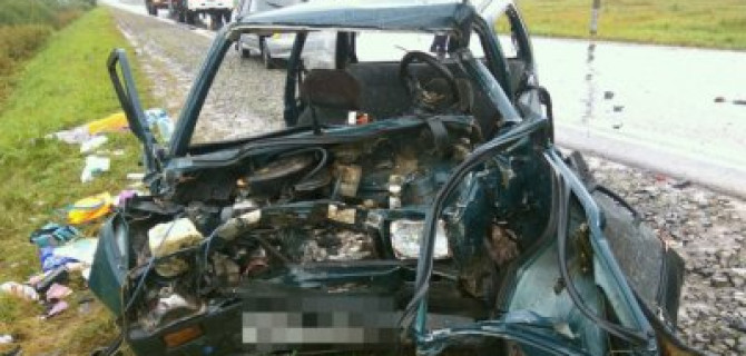 7-летняя девочка погибла в лобовом ДТП в Башкирии