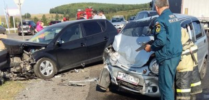 4-летний ребенок погиб в массовом ДТП в Башкирии