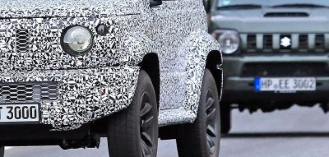 Шпионские фото Suzuki Jimny появились за месяц до премьеры