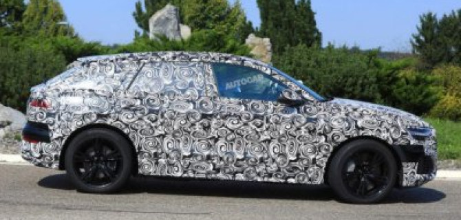 Прототип нового мощнейшего гибридного кроссовера от Audi попался фотошпионам