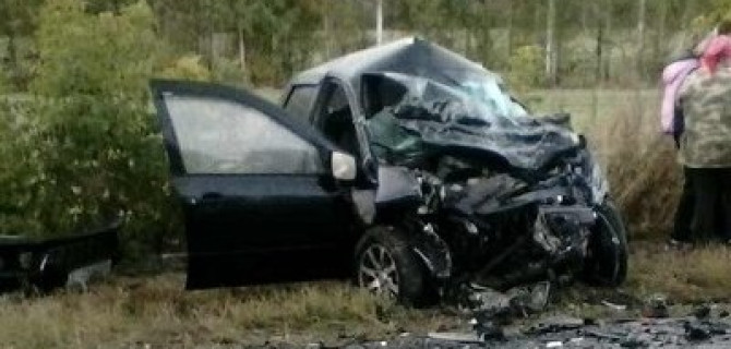 На трассе в Ульяновской области столкнулись «Гранта» и Volkswagen – погибли двое