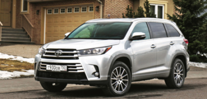 Российская Toyota ввела новую линейку комплектаций и скинула цены на кроссовер Highlander