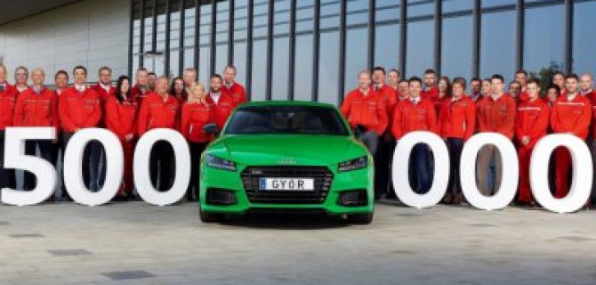 Венгерский завод Audi выпустил 500-тысячный автомобиль