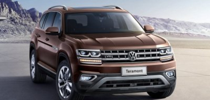 Кроссовер Volkswagen Teramont появится в России весной 2018 года