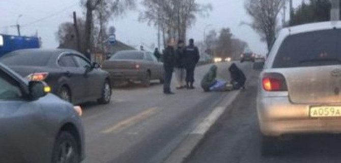 В Кемерове иномарка сбила женщину-пешехода