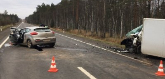 Водитель иномарки погиб в лобовом ДТП на трассе «Кола»