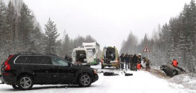Три человека погибли в лобовом ДТП в Карелии