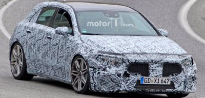 Новый Mercedes-AMG A45 замечен на дорожных тестах