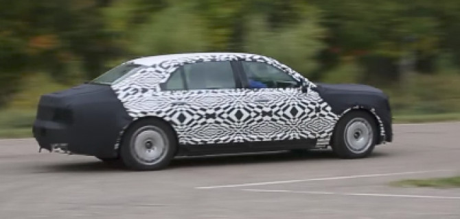 Проект "Кортеж" выложил видео первого испытания президентского седана