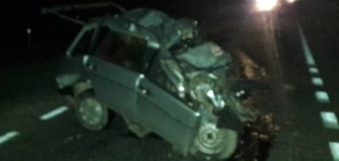 В Абинском районе в ДТП с грузовиком погиб водитель ВАЗа