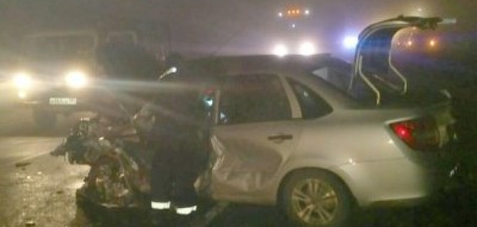 Водитель «Гранты» погиб в тройном ДТП под Волгоградом