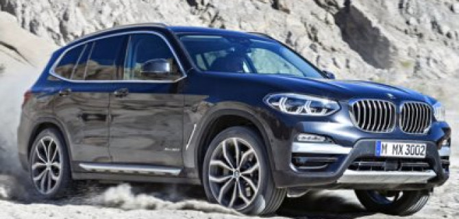 В России поступил в продажу новый BMW X3 