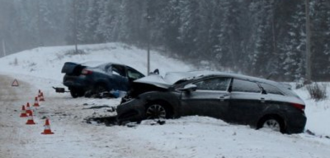 Женщина-водитель иномарки погибла в ДТП в Верховажском районе