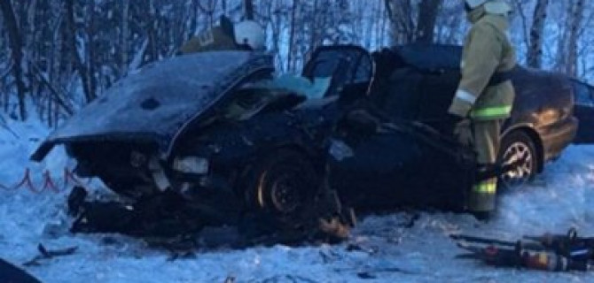 Два человека погибли в ДТП с микроавтобусом в Томской области