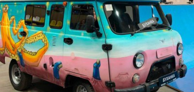 УАЗ выпустит спецверсию "Буханки" для скейтбордистов