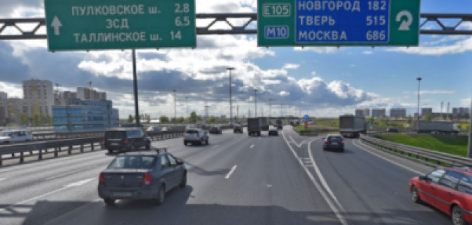 КАД в течение месяца будут перекрывать на ночь