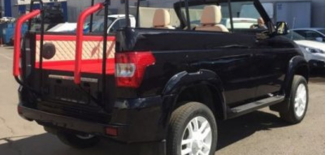 УАЗ будет делать кабриолеты для военных парадов