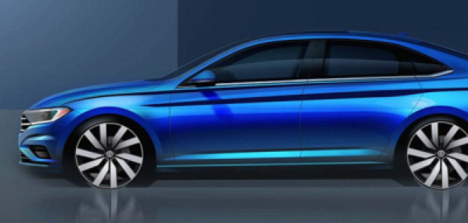 Рендер нового седана Volkswagen Jetta попал в Сеть
