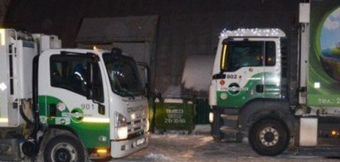 Мусоровозы, украшенные гирляндами, появятся на улицах Екатеринбурга