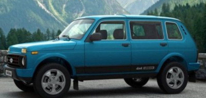 Пятидверная Lada 4х4 начала продаваться в Германии